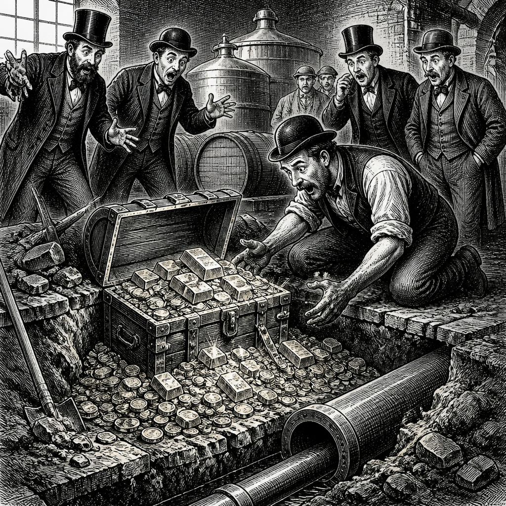 Brewery Unearths $10M in Gold While Laying Pipe