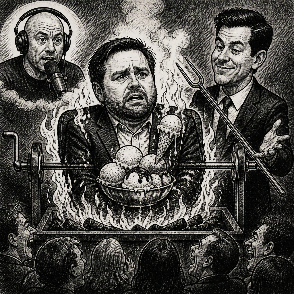 JD Vance's Ice Cream Confession on Joe Rogan Gets Roasted by 'The Daily Show'