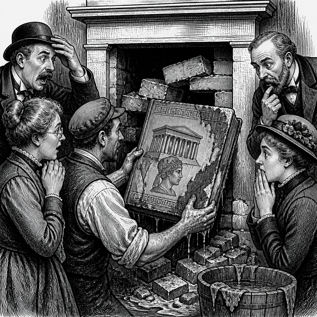 Ancient Greek Book, 150 Years Overdue, Found Bricked in Fireplace