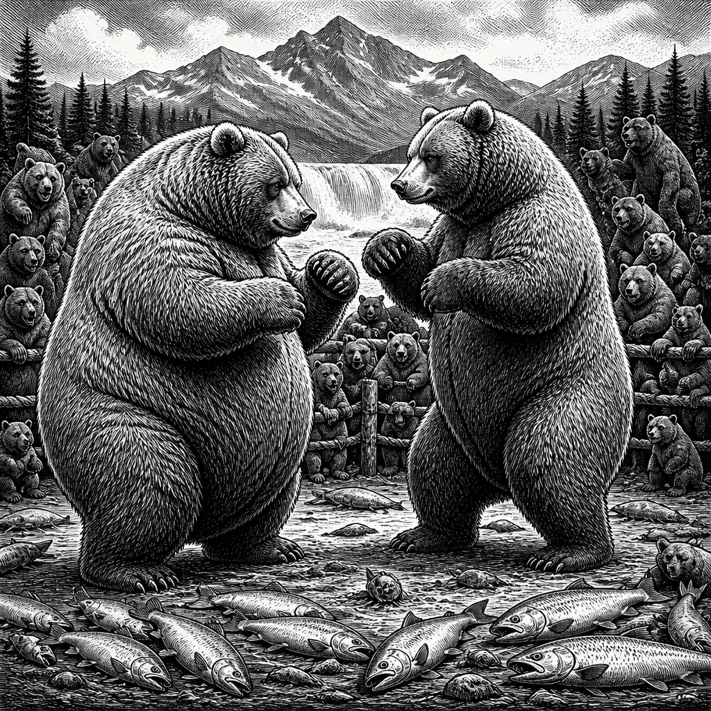 Fat Bear Week: Chunk Aims for Heavyweight Crown in Salmon-Fueled Showdown