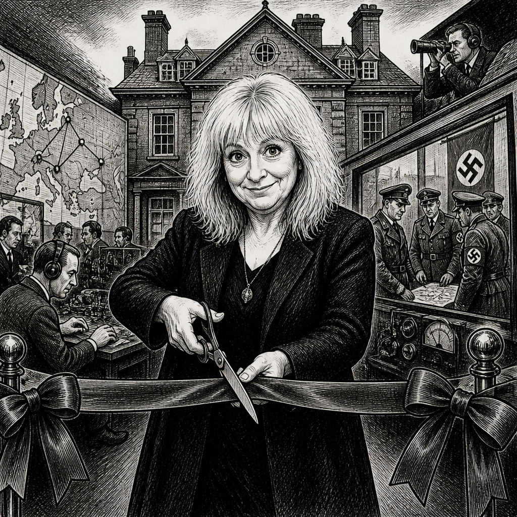 Comedian opens 'House of Secrets' cafe in grandpa's Nazi-spying HQ