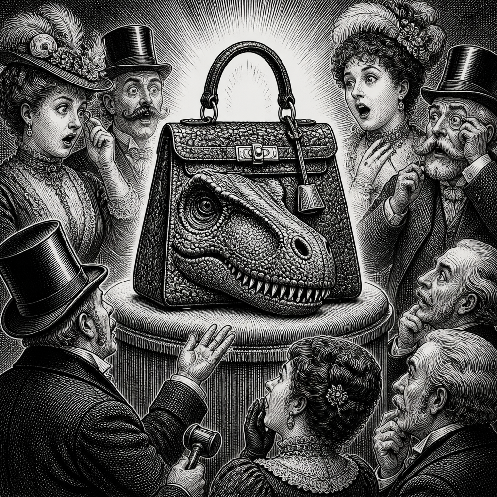 T-Rex Leather Purse Could Fetch $500K at Auction
