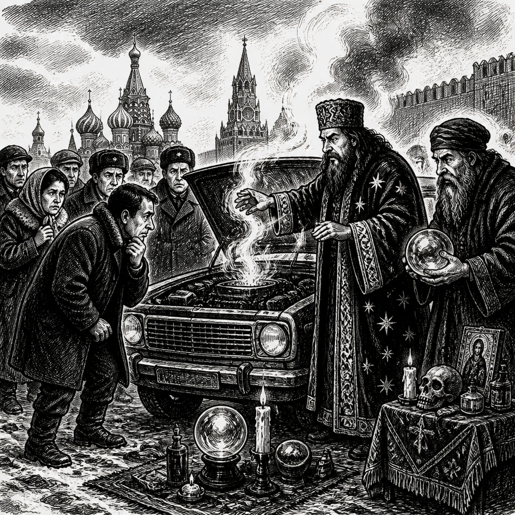 Russian 'Warlocks' Offer Magical Fuel Economy Spells to Desperate Drivers