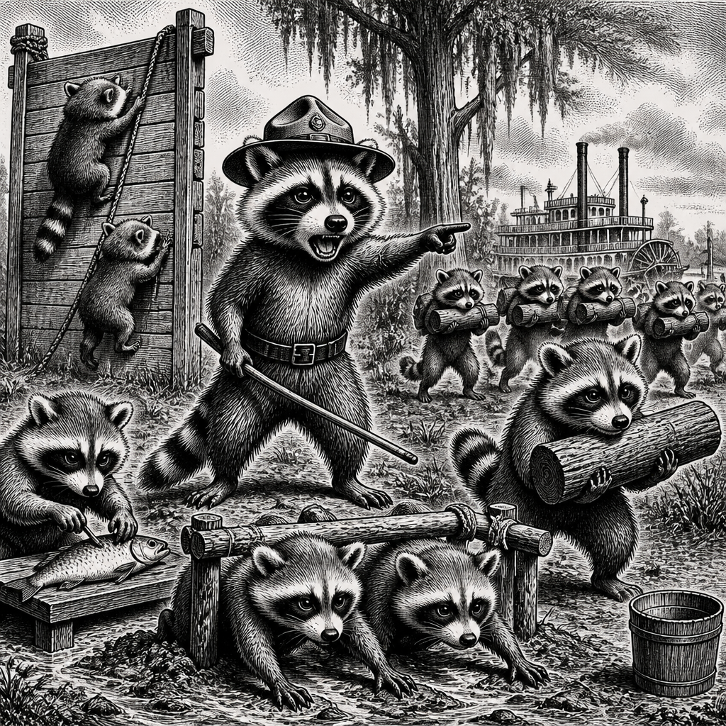 Baby Raccoons Attend Boot Camp for Life Skills