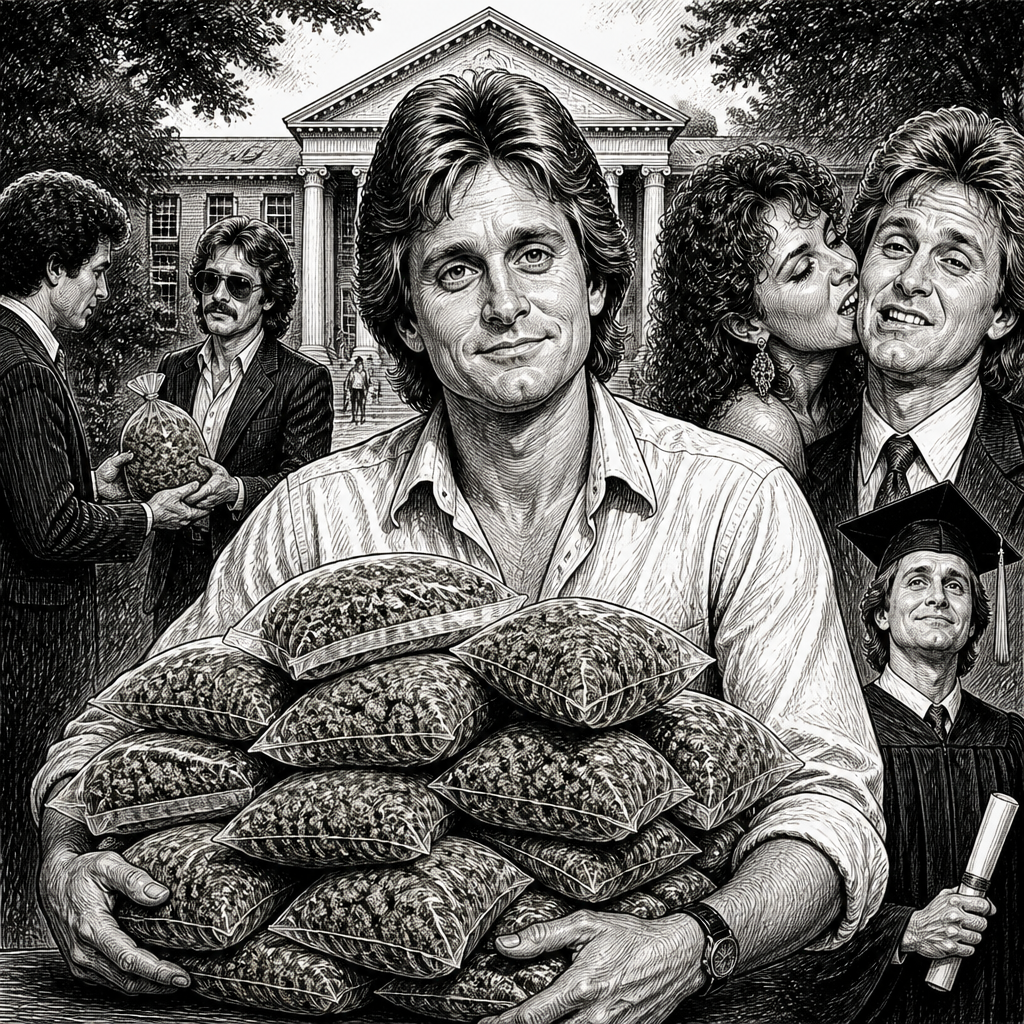 Michael Douglas: College Tuition Funded by 200 Pounds of Weed