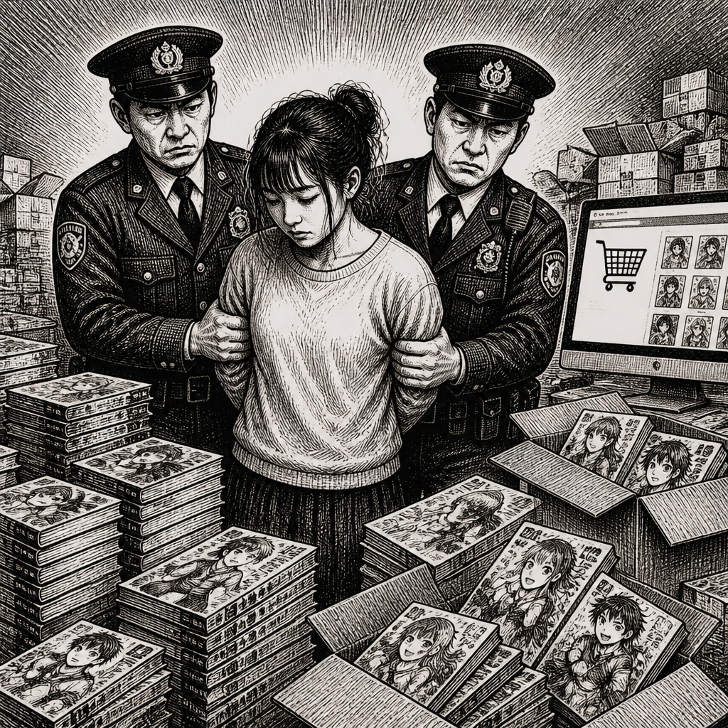 Woman Arrested For 2,000 Fake Manga Orders