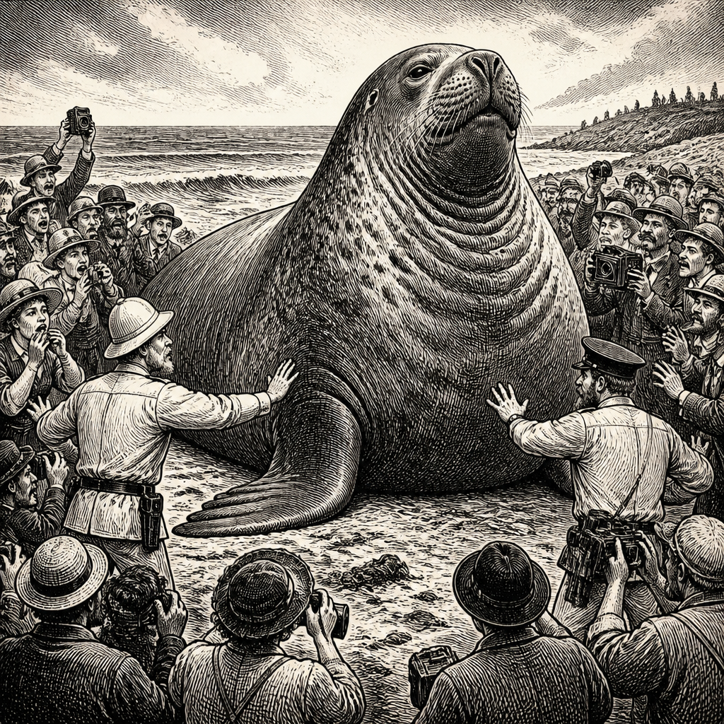 Australian Officials Ask Fans to Respect the Privacy of Neil, a 1-Ton Seal Who Respects Nothing