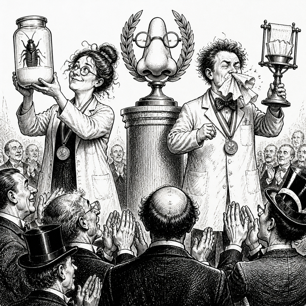 Cockroach Milk and Nose-Blowing Research Scoop Ig Nobel Prizes
