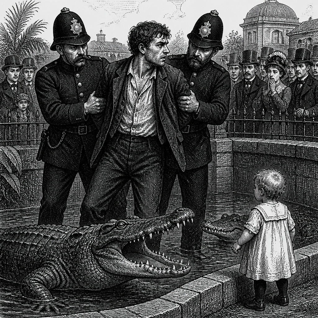Toddler in Croc Enclosure: Man Arrested for Attempted Murder
