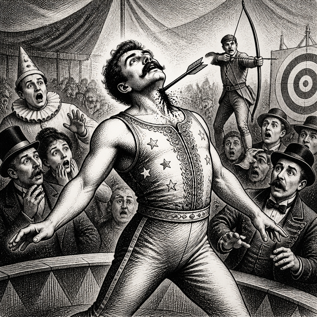 Circus Performer Shot in Neck With Arrow at County Fair
