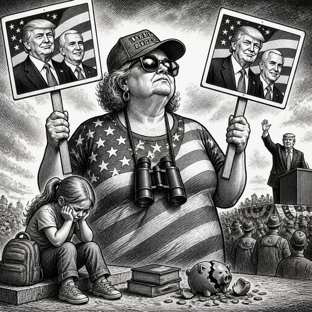 MAGA Voter Loses Grandchild's Funding Under Trump, Still Supports Trump