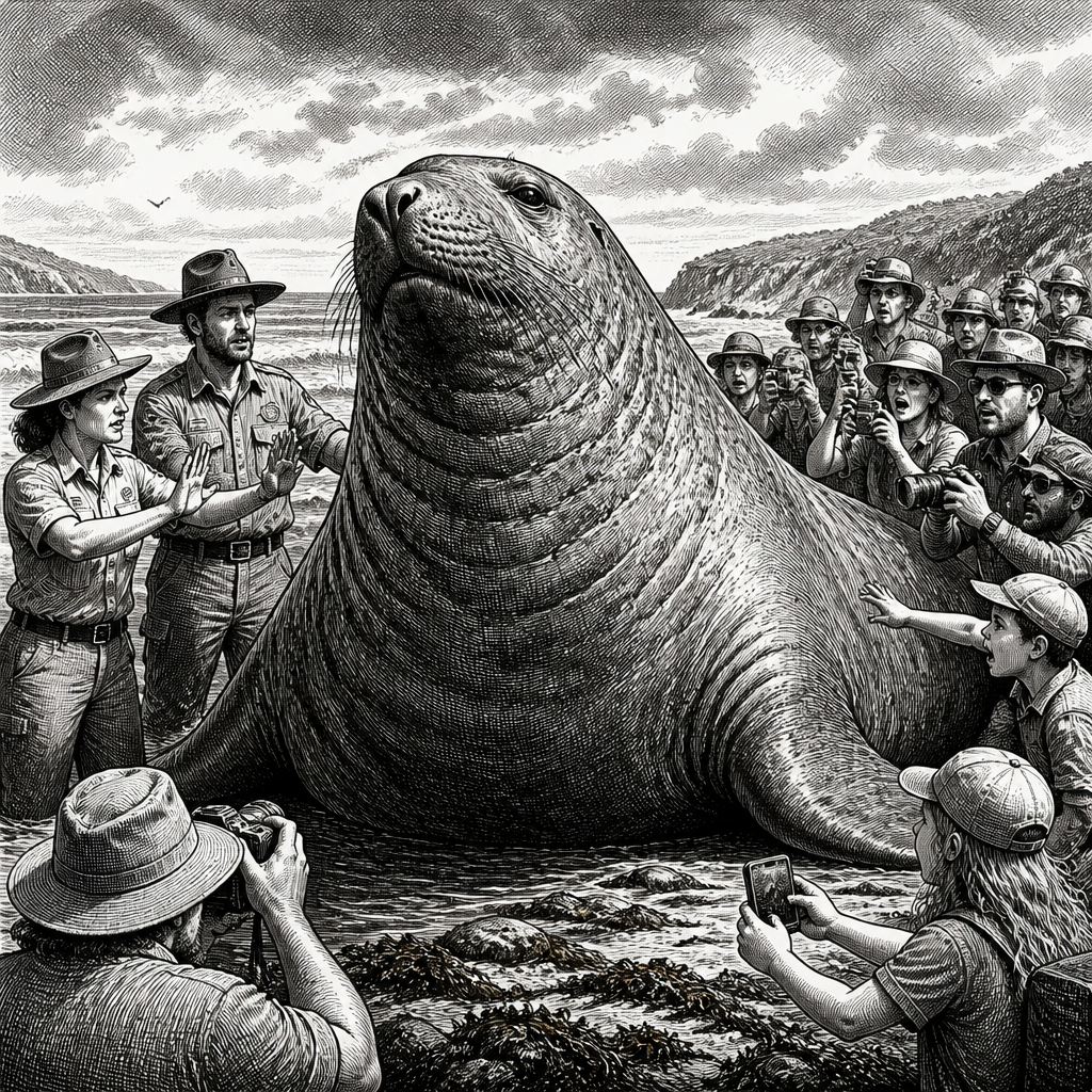 Aussie Officials Ask Fans to Respect Privacy of Neil, a 1-Ton Seal Who Respects Nothing