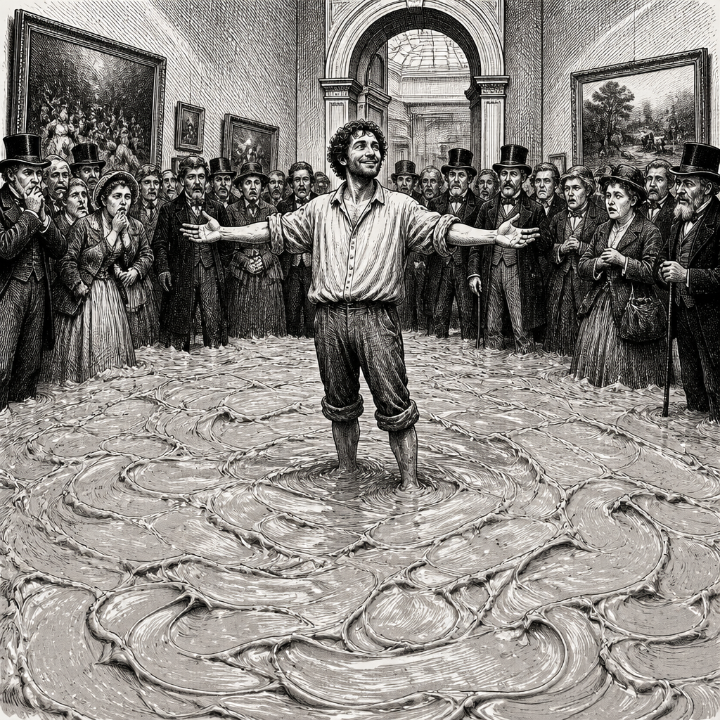 Museum Honors Artist with 800 Pounds of Peanut Butter on Floor