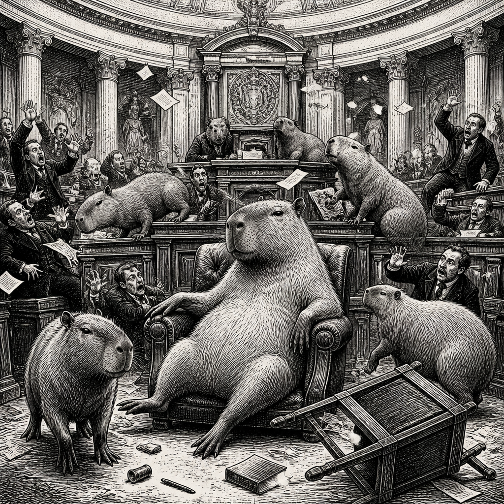 Legislature Chills with Capybaras