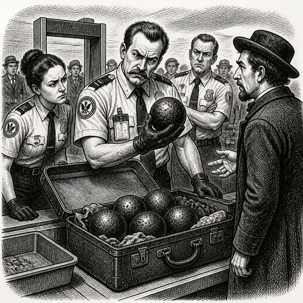 TSA Finds Cannonballs In Passenger's Suitcase