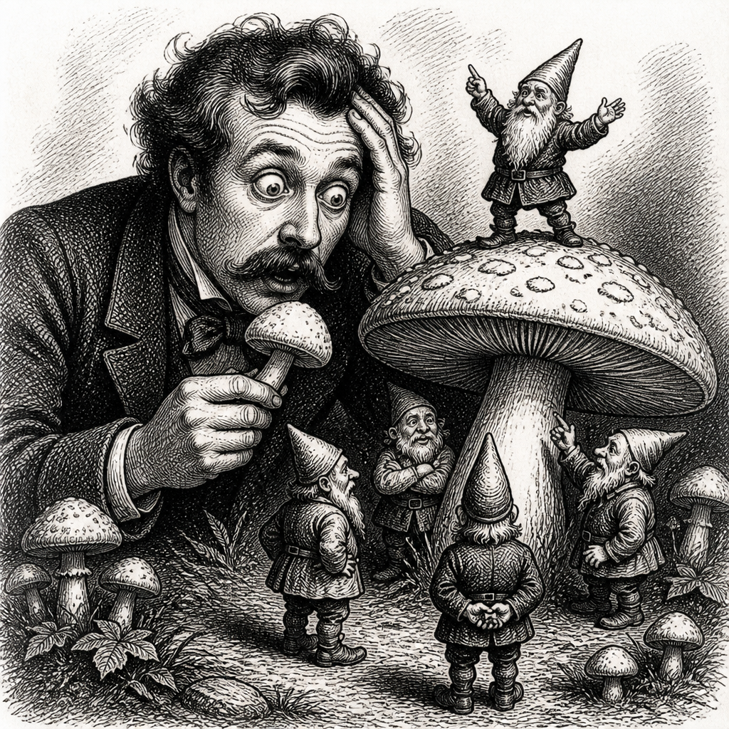 New magic mushroom makes users see tiny ‘gnome’ people