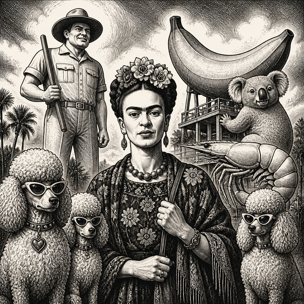 Big Things & Pink Poodles: Frida Las Vegas Tours Australian Kitsch