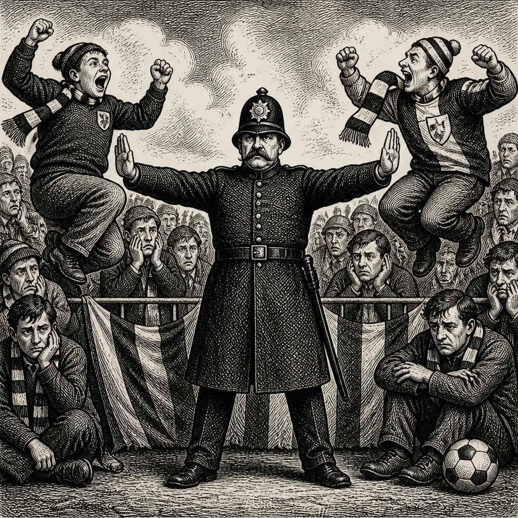 Joyful Jumping Banned: Soccer Fans Must Repress Euphoria