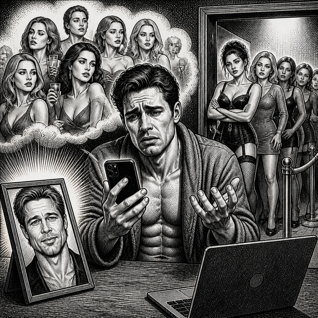 AI Says I'm Brad Pitt Level Handsome, But I Can Only Get Escorts