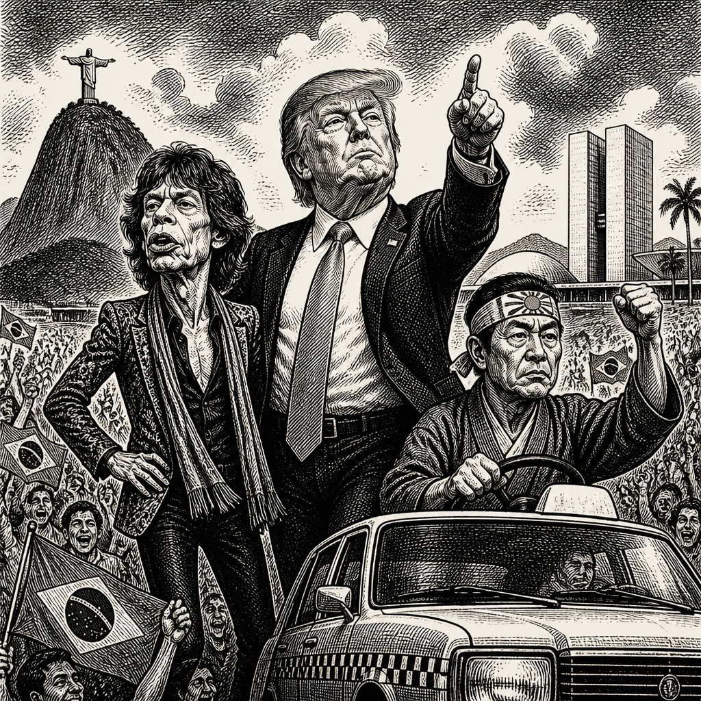 Plínio Trump, Mick Jagger & Samurai Taxi Driver Run for Office in Brazil