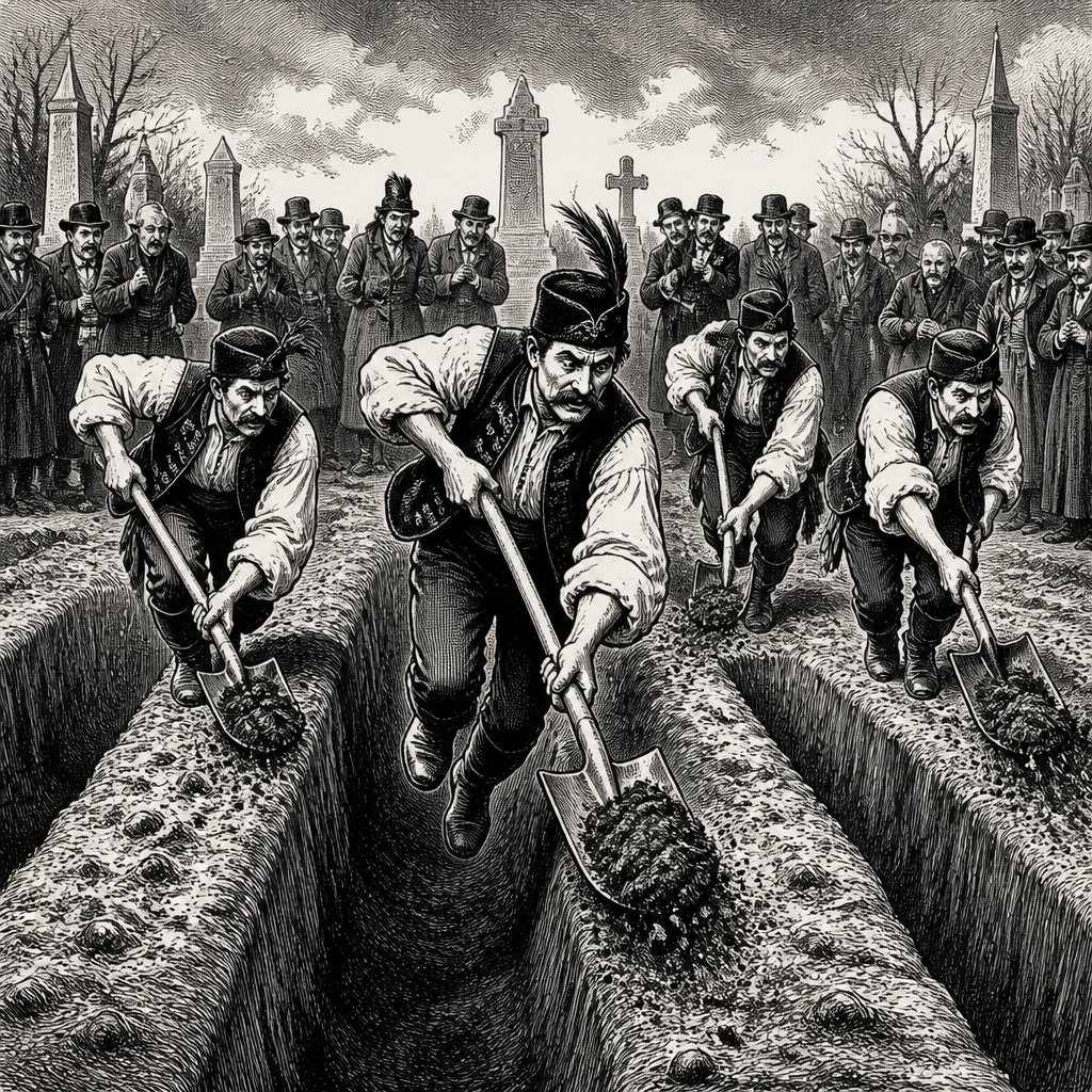 Hungarian Grave Diggers Race to the Bottom in Speed Competition