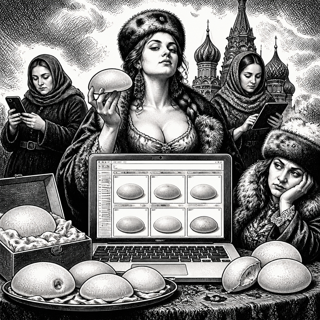 Russian women selling used breast implants online