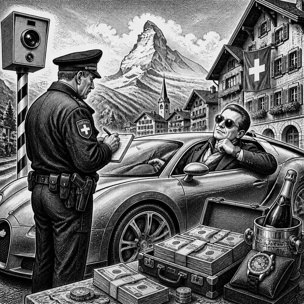 Swiss speeder gets $110K fine, can afford it (of course)