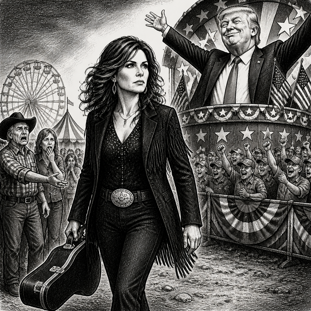 Martina McBride Flees 'Non-Partisan' Festival, Claims Holographic Llamas Were 'Too Political'