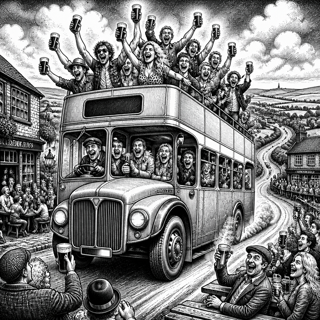 Wetherspoons 'Spoons Safari' - 14-hour party bus pub crawl