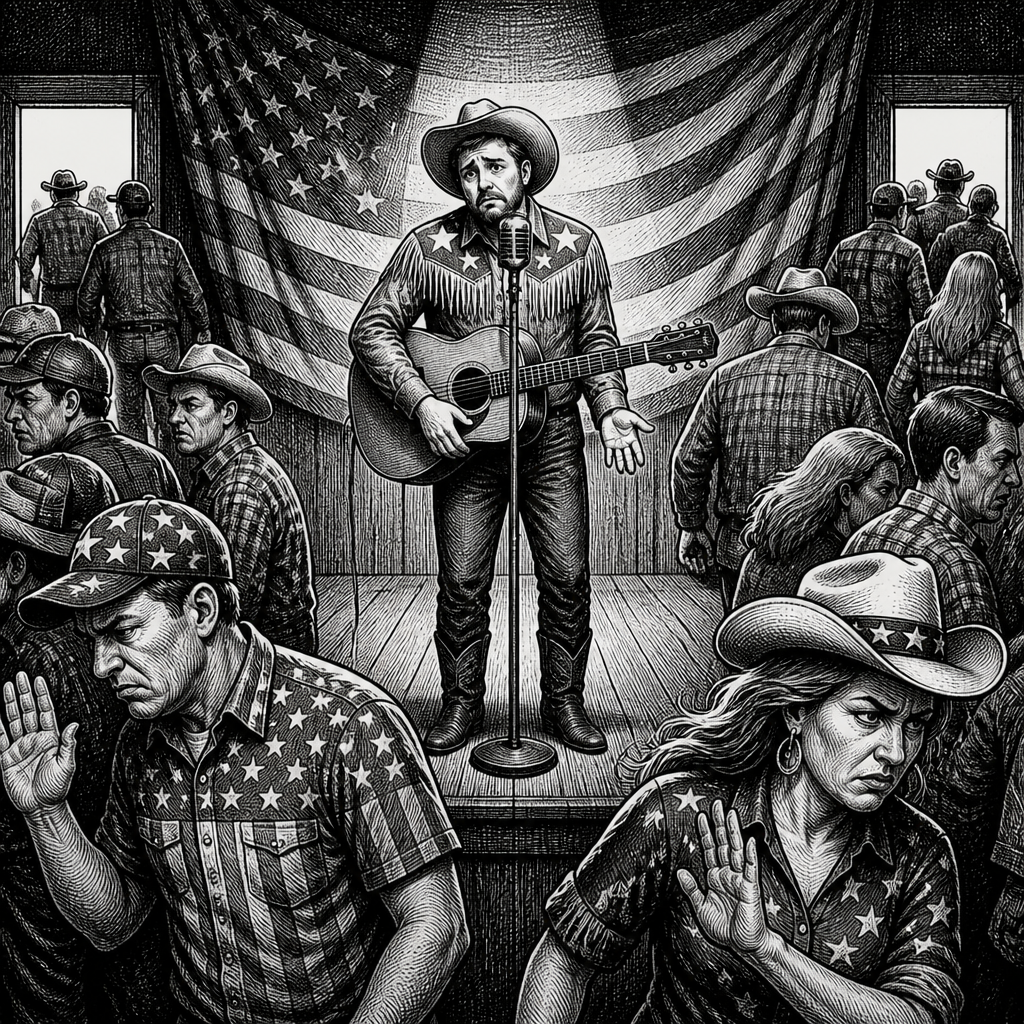 Country Singer's Patriotic Ballad Not Patriotic Enough for Fan Walkout