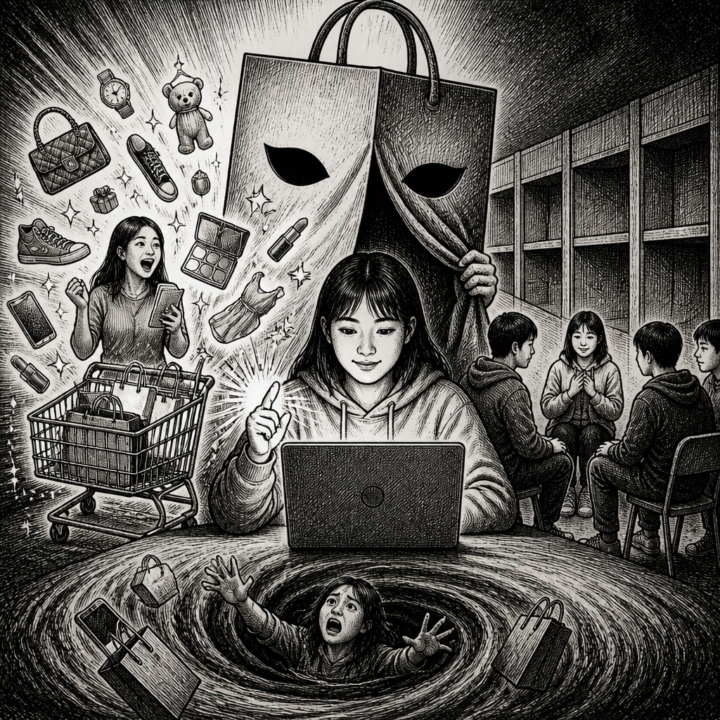 Koreans Use Fake Stores to Cure Shopping Addiction