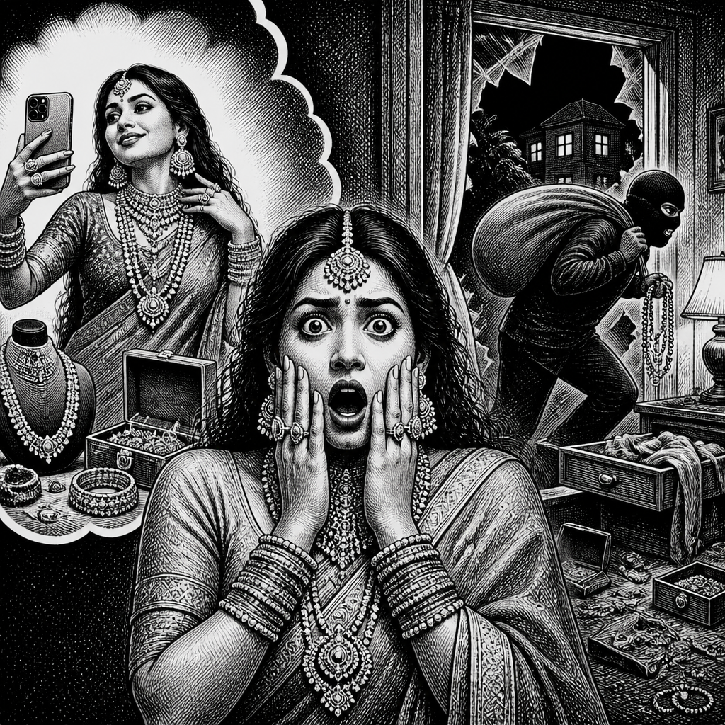 Influencer Flaunts Jewelry, Gets Burglarized - Shocking!