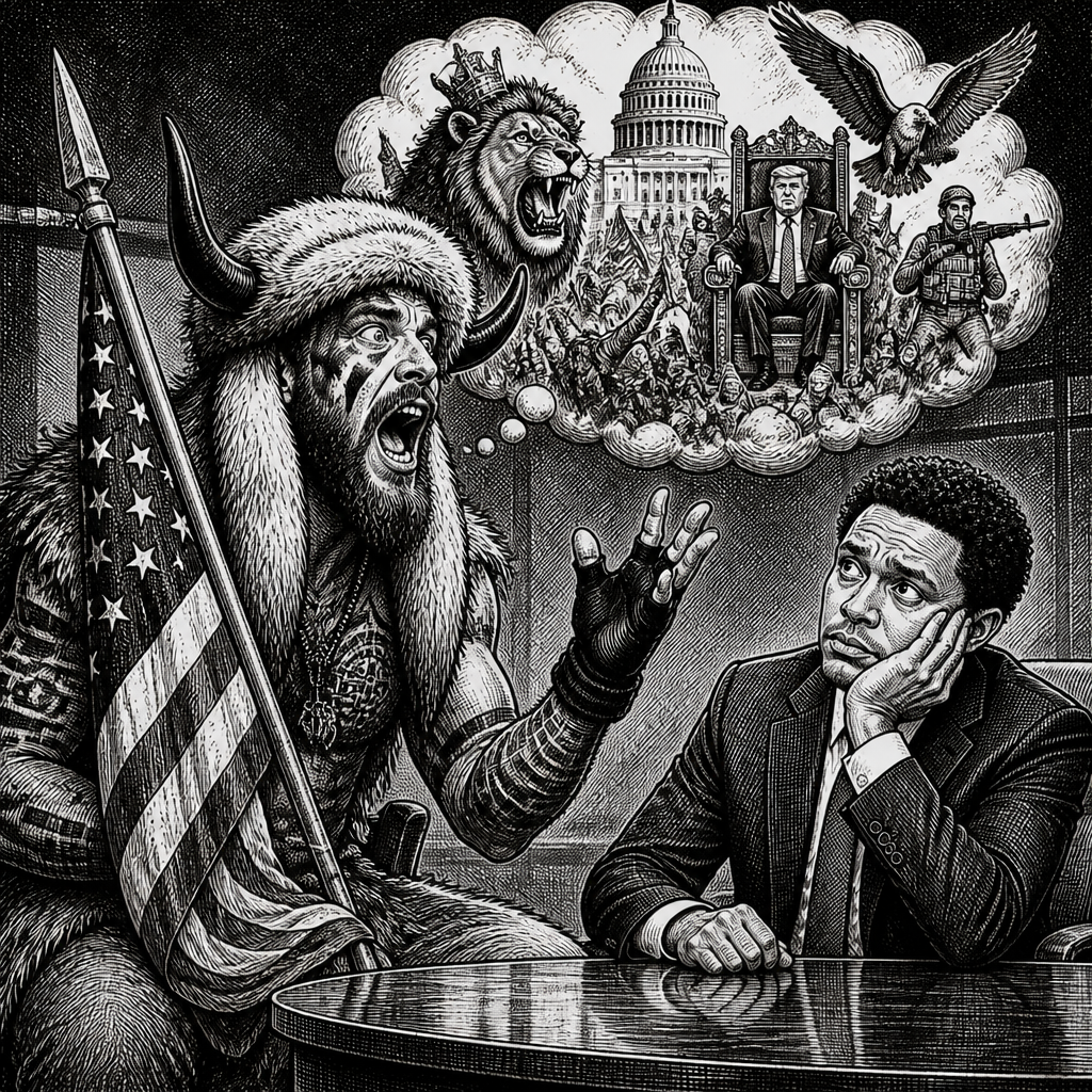 Jan. 6 Rioter's 'Bonkers' Demands in Wild Daily Show Interview