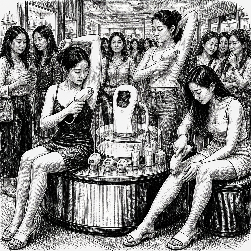 Shenzhen Shoppers Share Store's Display Hair Removal Device