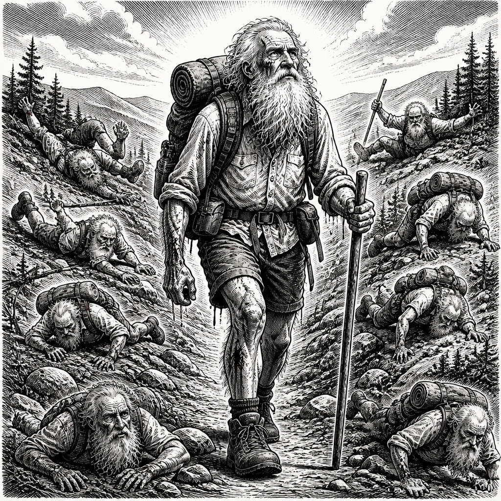 91-Year-Old 'Grey Beard' Hiker Falls 71 Times, Keeps Hiking, Reclaims AT Record