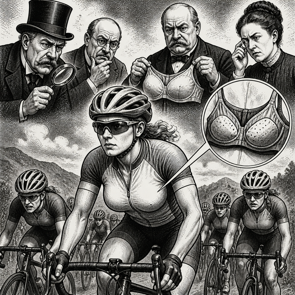 Bra Padgate: Cyclists Accused of Aerodynamic Bust Enhancement in Tour de France