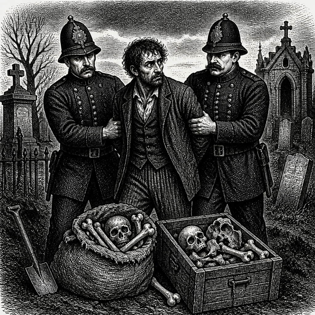 Man Arrested for Collecting Human Body Parts From Cemeteries
