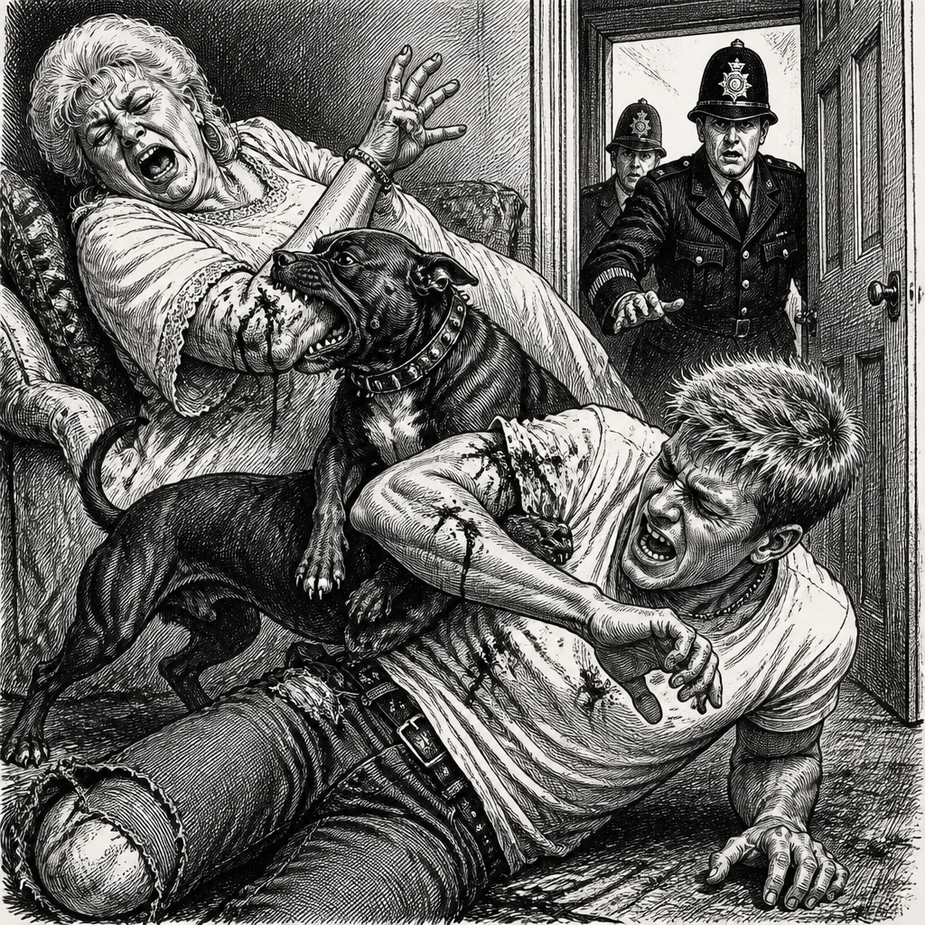 Pocket bully attacks Freddy Brazier's gran, then Freddy Brazier