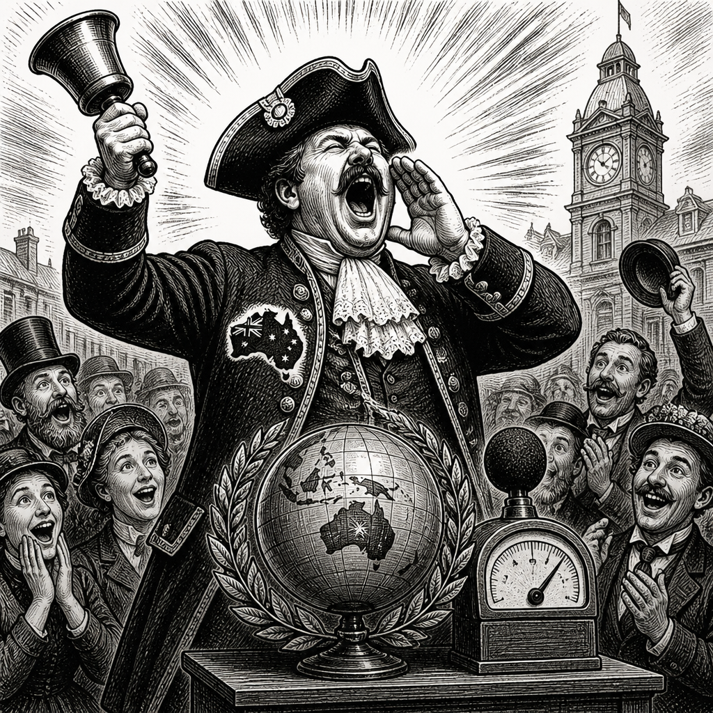 Town Crier YELLS His Way to World's Loudest Person Title