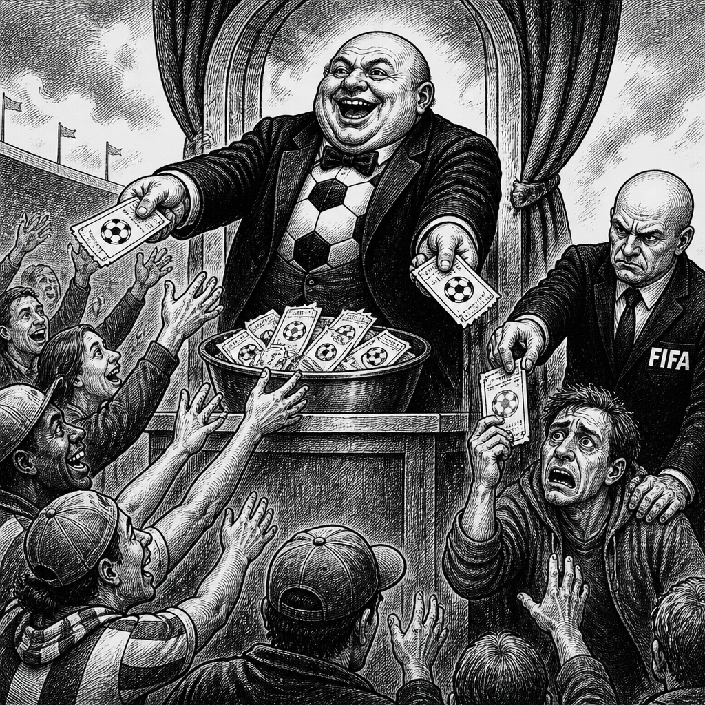 FIFA: You Get A World Cup Ticket! You Get A World Cup Ticket! JK, No You Don't.