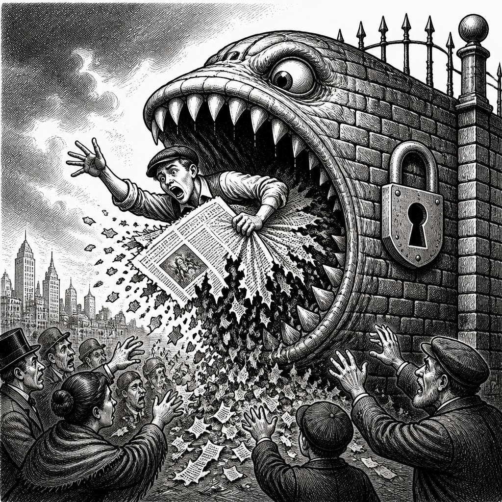 Journalism in the 21st Century: The Paywall That Ate the Story
