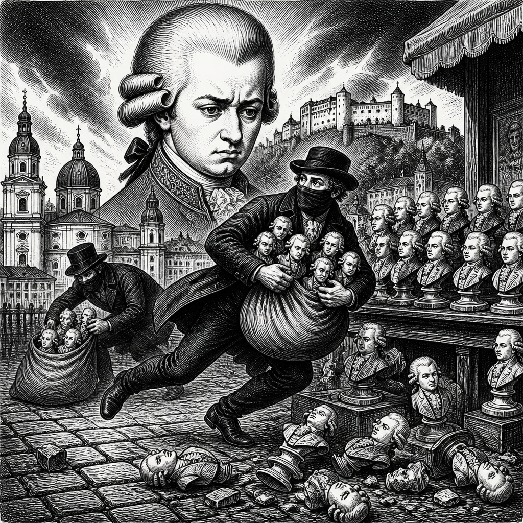 210 Mini-Mozarts Pilfered in Salzburg, Striking a Disharmonious Note