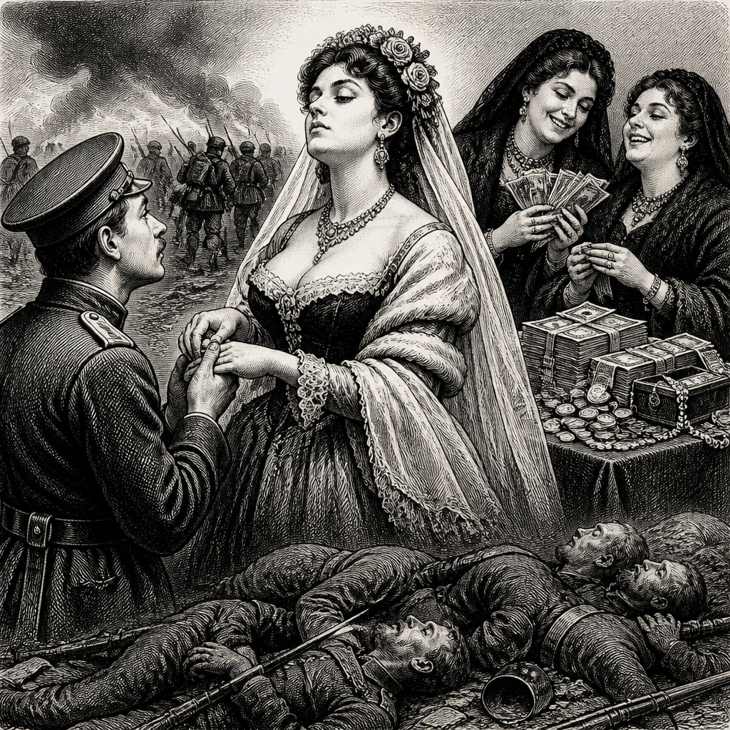 Russia's 'Black Widows' Marry Men, Send Them to War for Profit